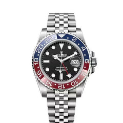 Rolex GMT-Master II 40mm Pepsi Jubilee Stainless Steel Watch 126710BLRO