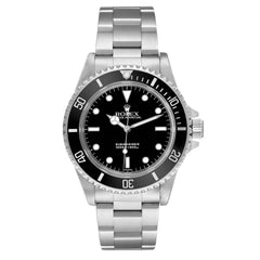 Rolex Submariner 40mm No Date Black Dial & Bezel Stainless Steel Watch 14060