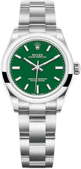 Rolex Oyster Perpetual 31mm Green Dial Stainless Steel Oyster Watch 277200