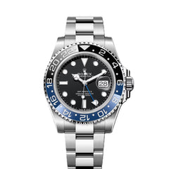 Rolex GMT-Master II 40mm Batman Oyster Stainless Steel Watch 116710BLNR